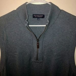 NWOT Roundtree & Yorke SWEATER VEST Sleeveless 1/2